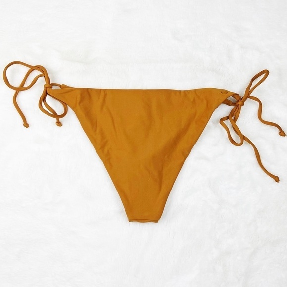 NWT Volcom Simply Seamless Skimpy Bikini Bottoms in Bronze - Picture 7 of 7